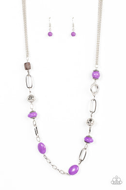 Barefoot Bohemian - Purple Necklace