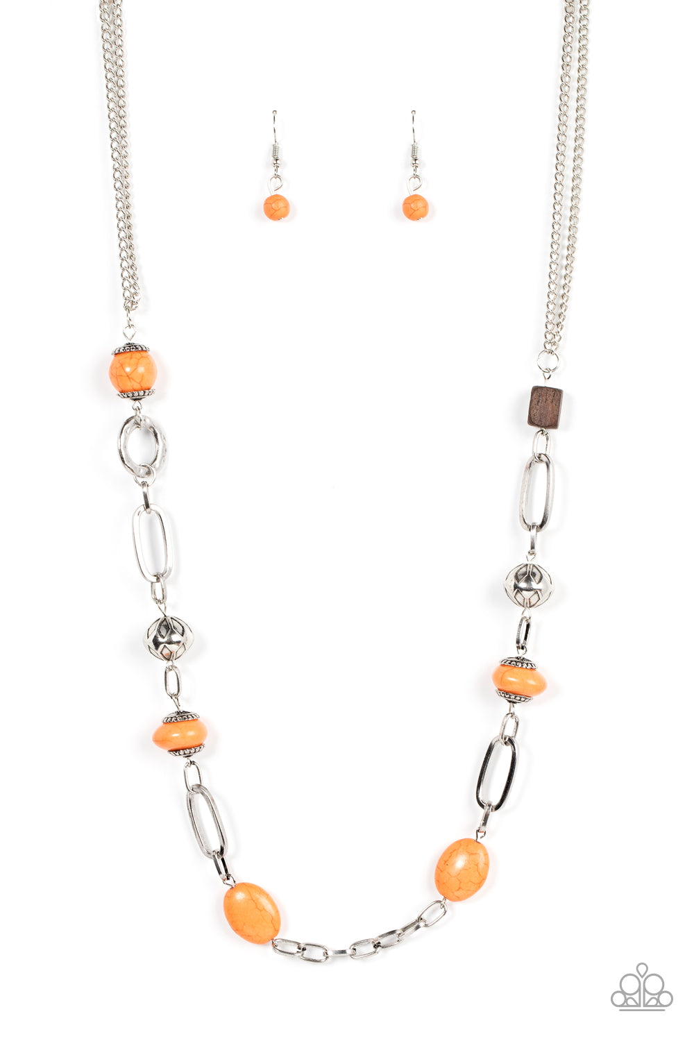 Barefoot Bohemian - Orange Necklace