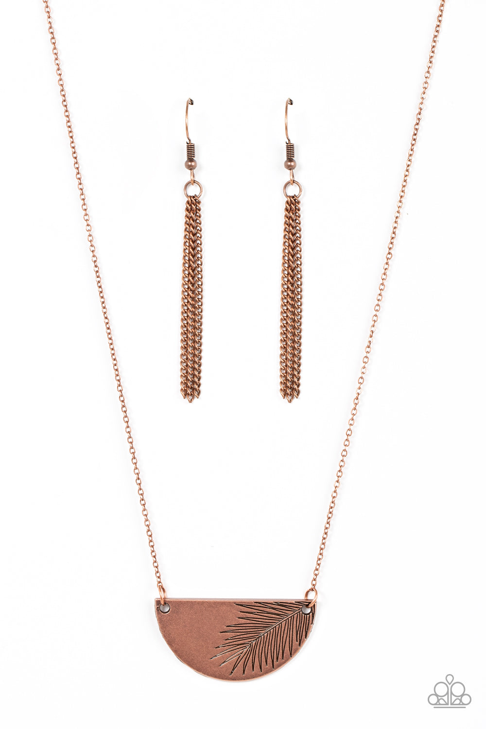 Cool, PALM, and Collected - Copper Necklace