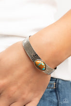 Load image into Gallery viewer, Gobi Glyphs - Brown Cuff Bracelet