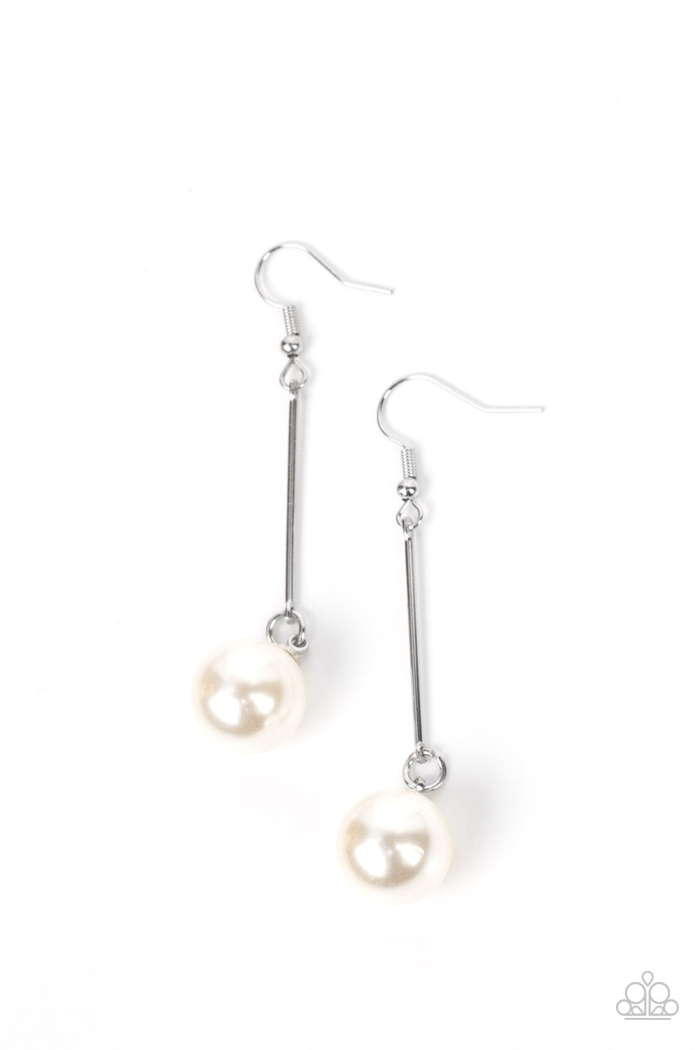 Pearl Redux - White Earrings