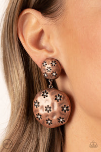 Industrial Fairytale - Copper Clip-On Earrings