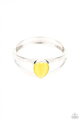 Enhanced Enchantment - Yellow Hinged Bracelet