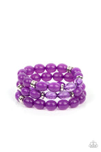 Load image into Gallery viewer, Coastal Coastin - Purple Stretchy Bracelets