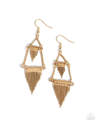 Greco Grotto - Gold Earrings