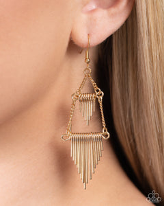 Greco Grotto - Gold Earrings