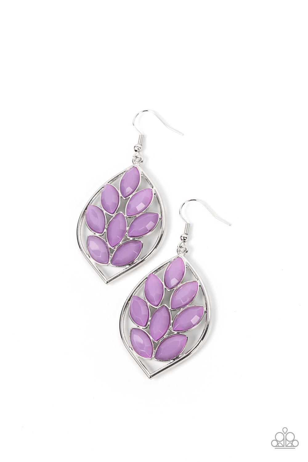 Glacial Glades - Purple Earrings