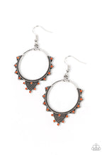 Load image into Gallery viewer, Textured Twinkle - Orange Earrings