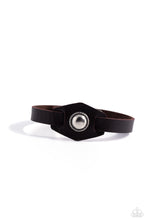 Load image into Gallery viewer, Bronx Bronco - Brown Adjustable Snap Closure Bracelet