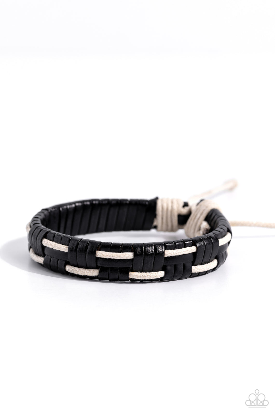 Solo Escapade - Black Sliding Knot Bracelet