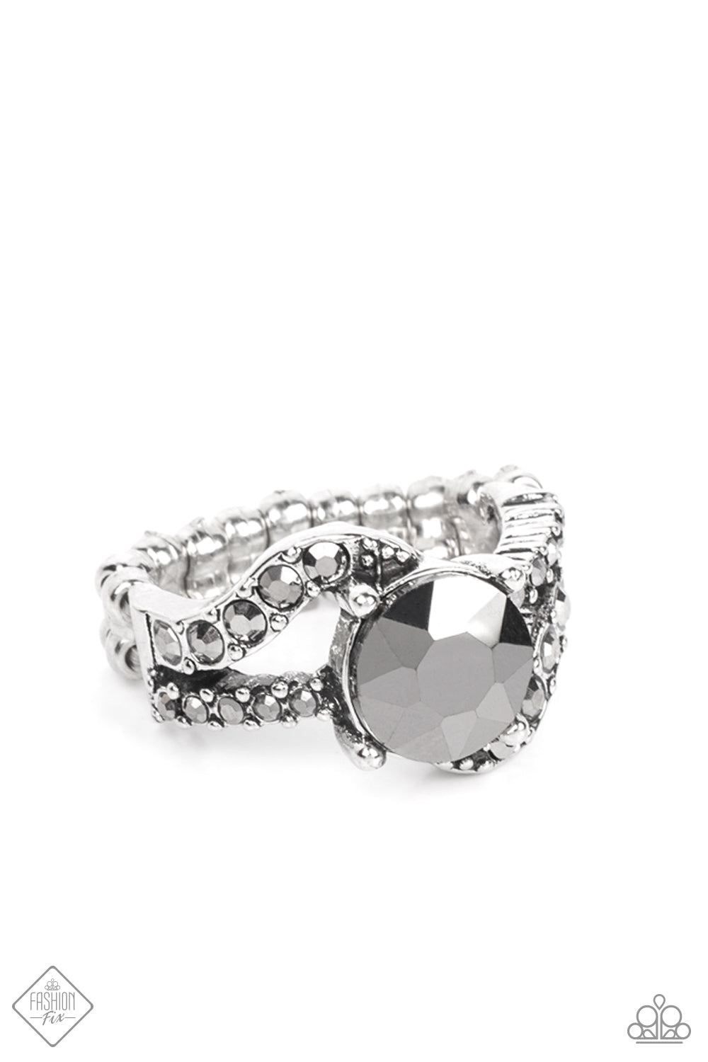 Blockbuster Boom - Silver Dainty Ring