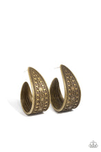 Load image into Gallery viewer, Marketplace Mixer - Brass Hoop Earrings