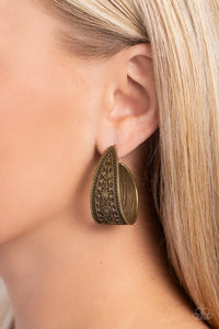 Marketplace Mixer - Brass Hoop Earrings