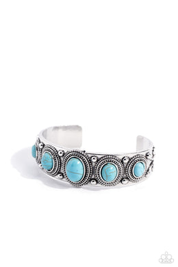 Mesa Mystery - Blue Cuff Bracelet