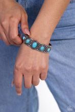 Load image into Gallery viewer, Mesa Mystery - Blue Cuff Bracelet