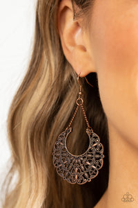 Country Cornucopia - Copper Earrings