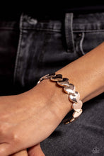 Load image into Gallery viewer, Hearts Galore - Rose Gold Cuff Bracelet