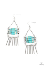 Load image into Gallery viewer, Tribal Tapestry - Blue Earrings