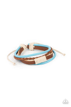 Load image into Gallery viewer, Trail Scout - Blue Sliding Knot Bracelet