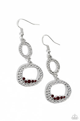 So Unexpected - Red Earrings