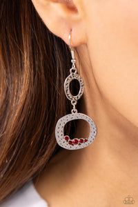 So Unexpected - Red Earrings