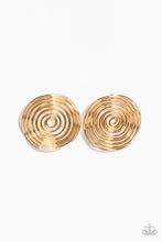 Load image into Gallery viewer, COIL Over - Gold Post Earrings