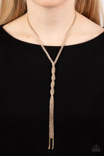 Load image into Gallery viewer, Impressively Icy - Gold Necklace