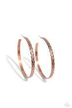 Load image into Gallery viewer, HOOP-De-Do - Copper Hoop Earrings