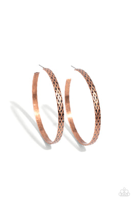 HOOP-De-Do - Copper Hoop Earrings