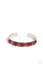 Load image into Gallery viewer, Out in the Boonies - Red Cuff Bracelet