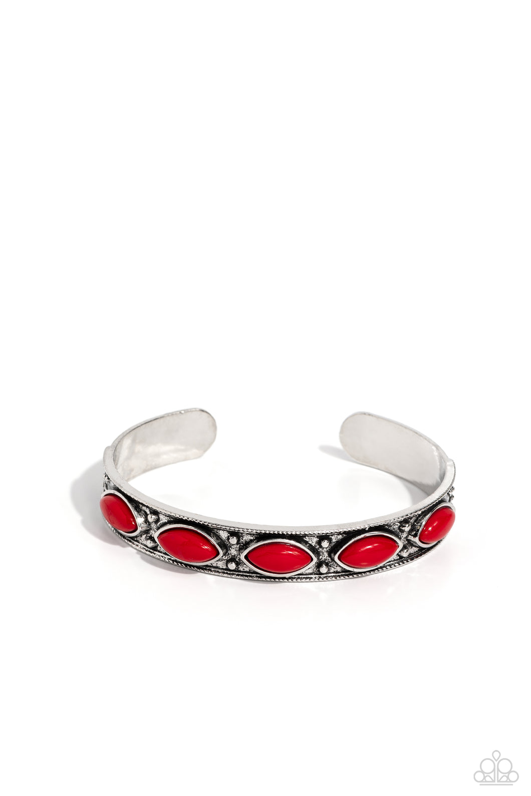 Out in the Boonies - Red Cuff Bracelet