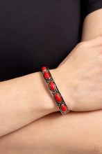 Load image into Gallery viewer, Out in the Boonies - Red Cuff Bracelet