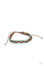 Load image into Gallery viewer, Cast a Wide Net - Blue Sliding Knot Bracelet