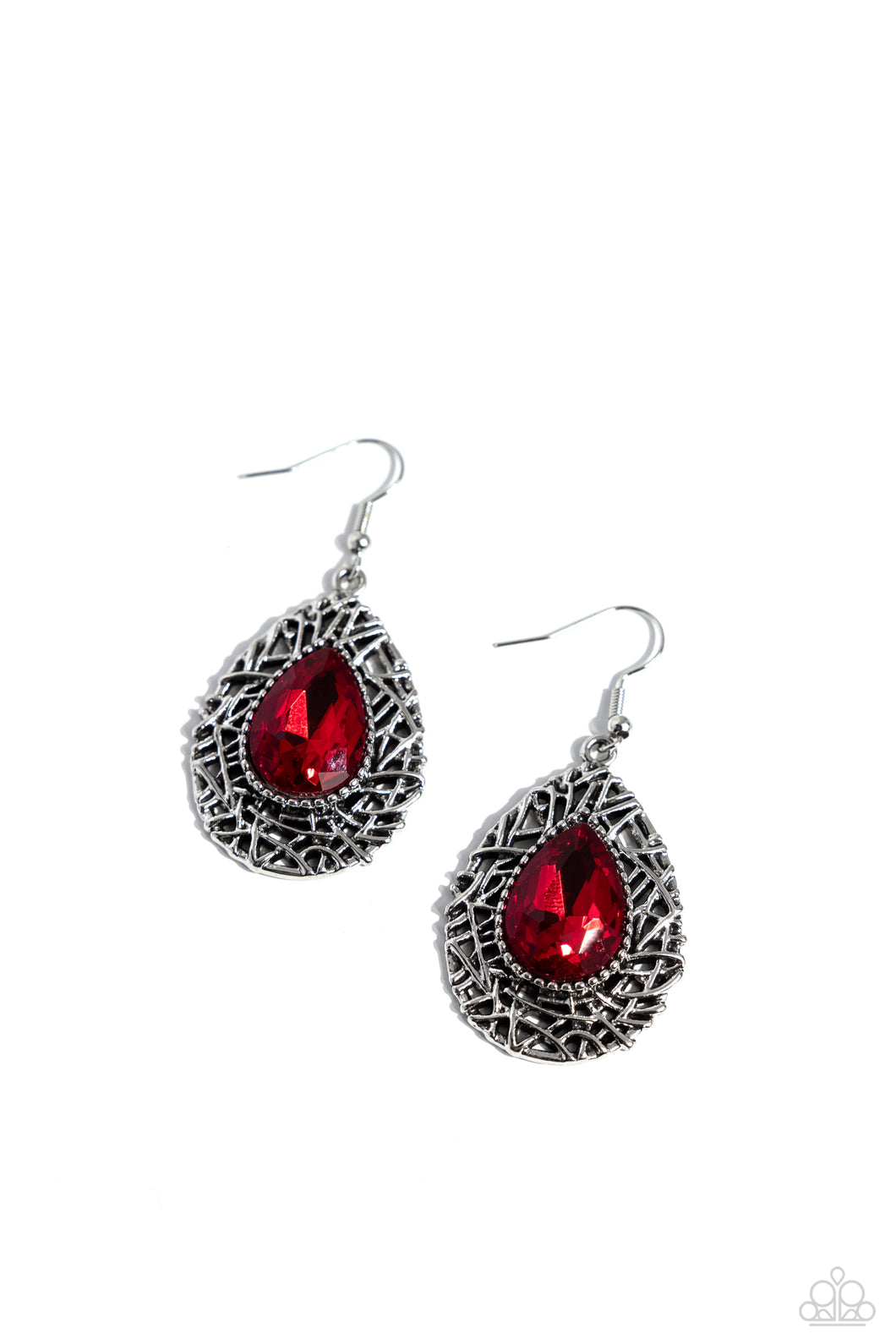 Nest Nouveau - Red Earrings