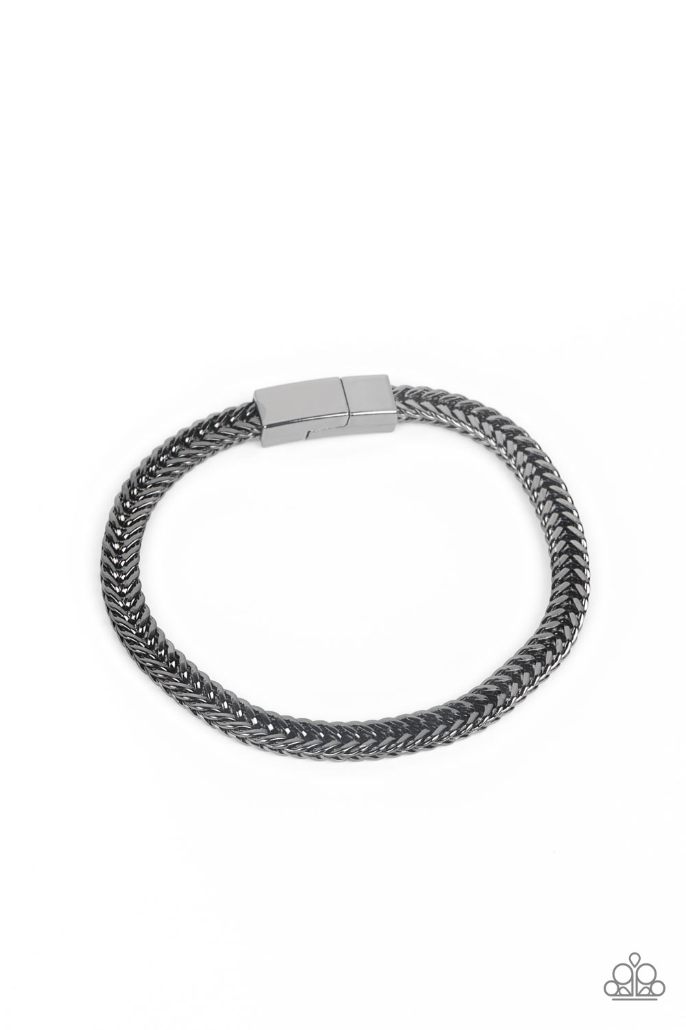 City Crusader - Black Gunmetal Magnetic Bracelet