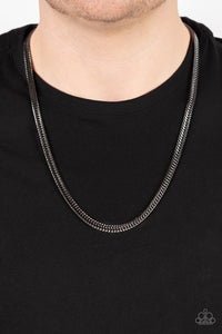 Downtown Defender - Black Gunmetal Necklace