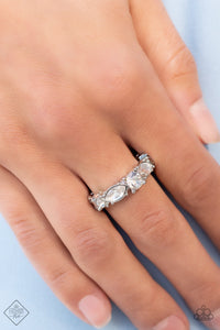 Wedded Bliss - White Dainty Ring