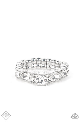 Wedded Bliss - White Dainty Ring