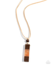 Load image into Gallery viewer, Timber Totem - Orange Necklace