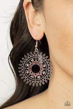 Load image into Gallery viewer, Revel in Radiance - Red Earrings