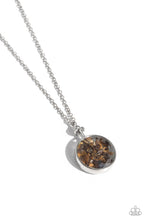 Load image into Gallery viewer, Geo Mine - Brown Necklace