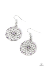 Load image into Gallery viewer, Springtime Salutations - Purple Earrings