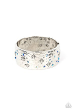 Load image into Gallery viewer, Across the Constellations - Blue Hinged Bracelet