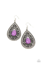 Load image into Gallery viewer, Cloud Nine Couture - Purple Earrings