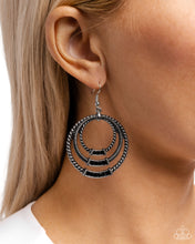 Load image into Gallery viewer, Contemporary Culture - Black Earrings