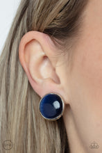 Load image into Gallery viewer, Cool Pools - Blue Clip-On Earrings