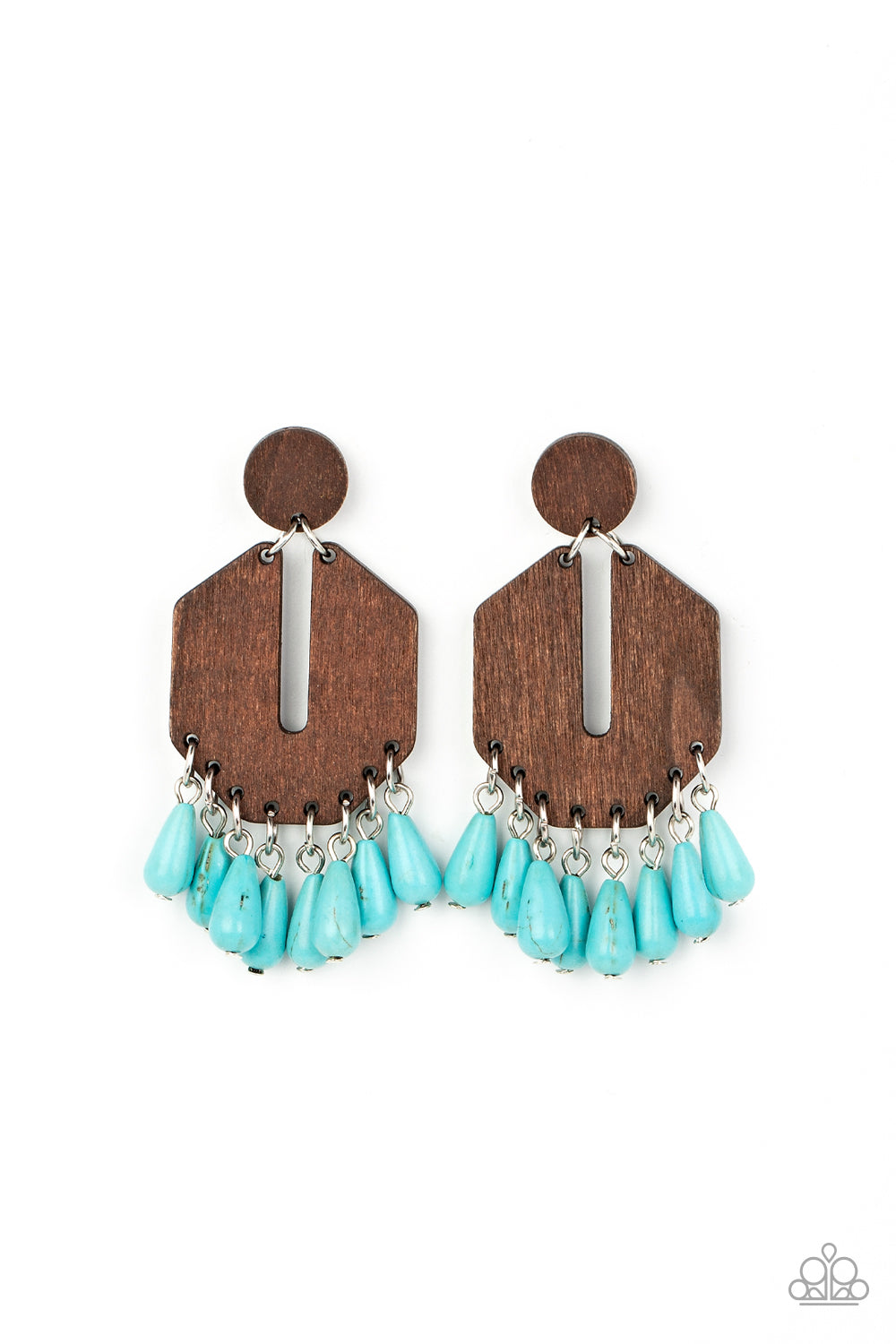 Western Retreat - Blue Post Earrings