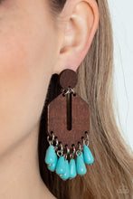 Load image into Gallery viewer, Western Retreat - Blue Post Earrings