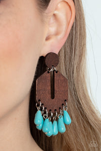 Western Retreat - Blue Post Earrings