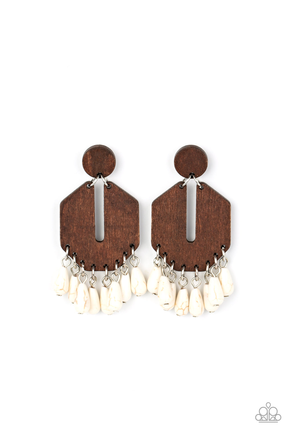 Western Retreat - White Post Earrings